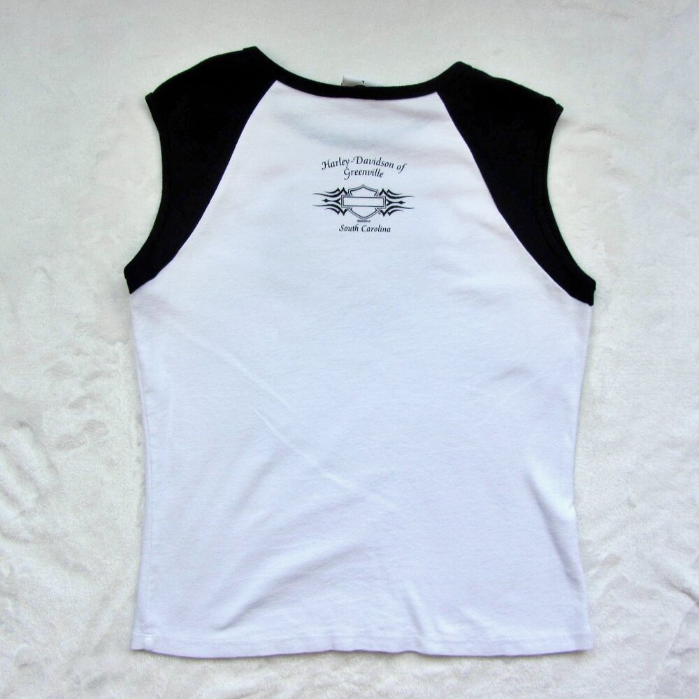 Harley-Davidson Top with Eagle Embellishment Size Large - Picture 3 of 11
